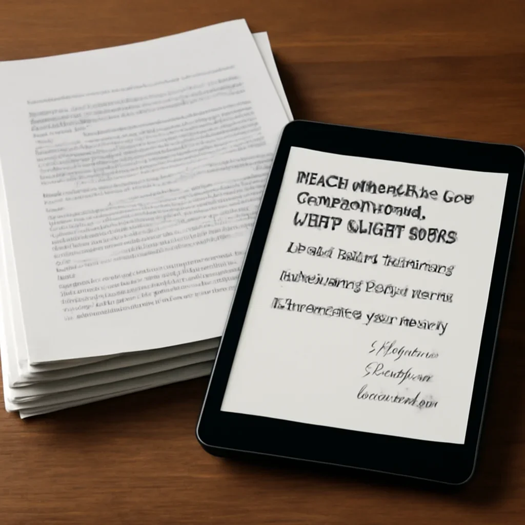 Stack of printed briefings and a tablet displaying archival notes for what counts as evidence in a war crimes case?